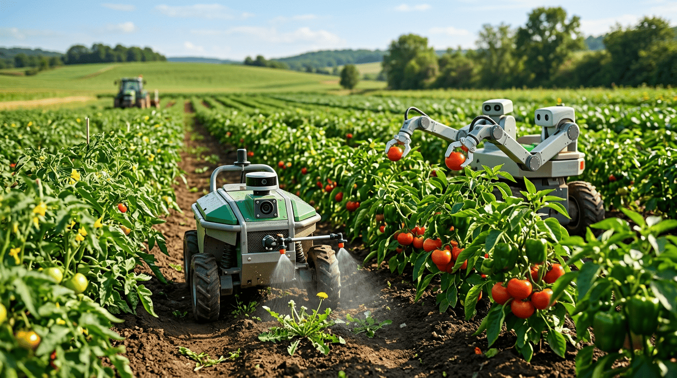 AI-powered crop protection, targeted spraying and automated harvesting workflows