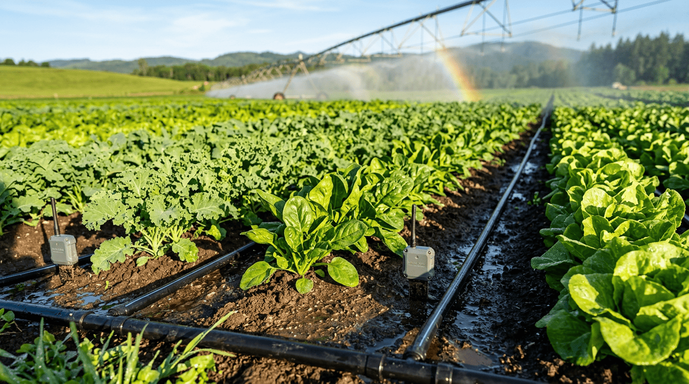 Smart irrigation guidance using soil moisture monitoring and weather forecasts