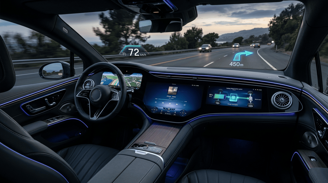 In-cabin interfaces, infotainment and vehicle energy management