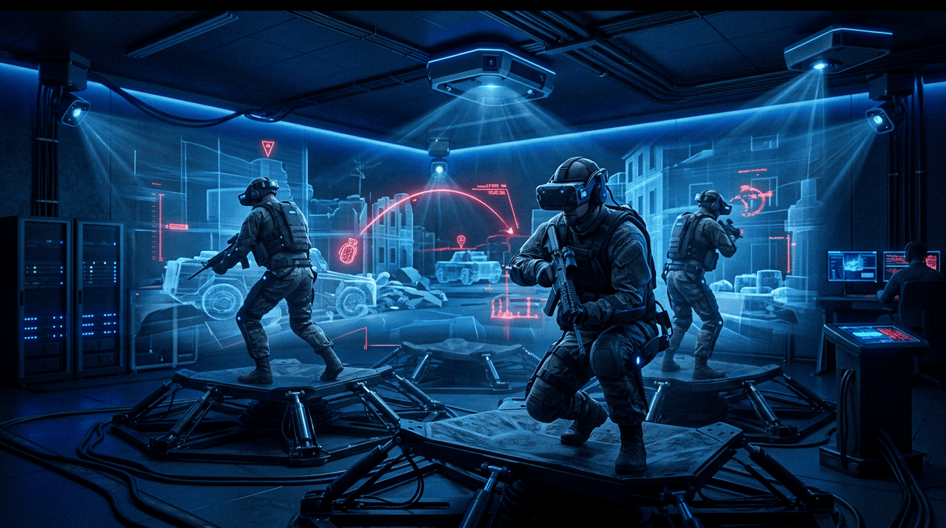 Combat simulation environments for military training and mission rehearsal