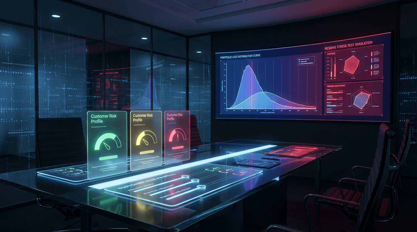 AI risk scoring, pricing and capital planning for insurers