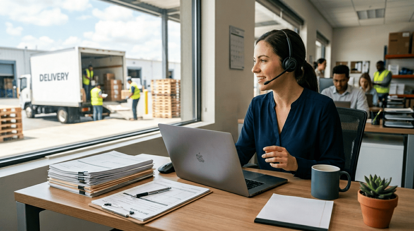 Client service, partner coordination and logistics document automation